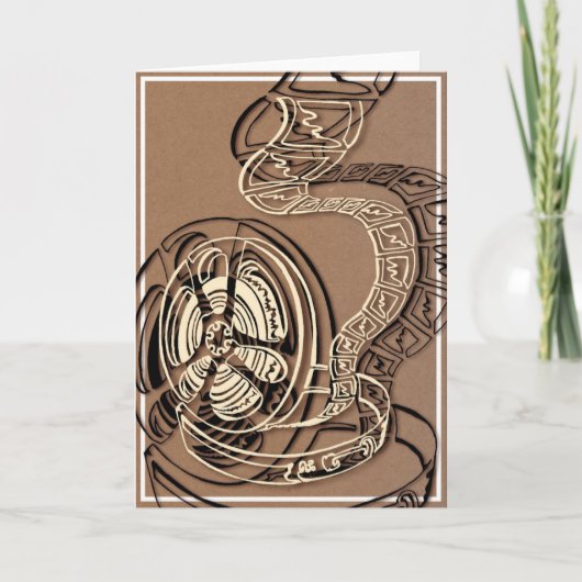 Film Reel Wenskaart (leeg van binnen) Kaart (Voorkant)