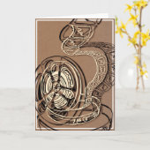 Film Reel Wenskaart (leeg van binnen) Kaart (Gele Bloem)