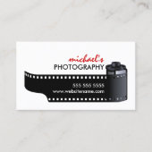 Film Roll Fotografie Visitekaartje (Voorkant)