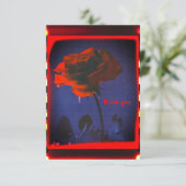  Film Roos Bedankt Card (Staand voorkant)