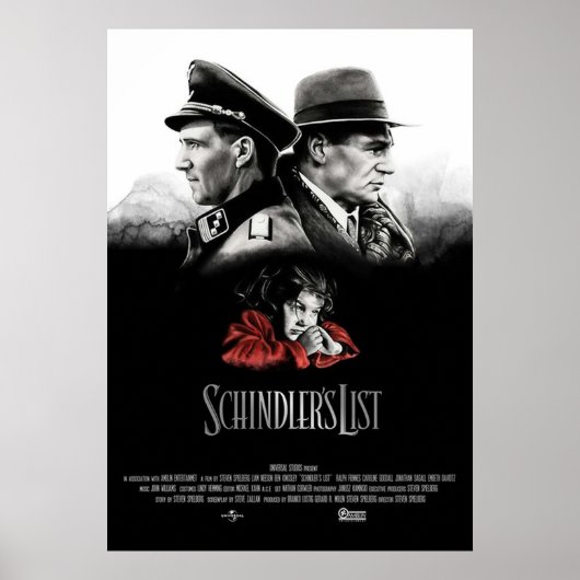 Film Schindlers Lijst Poster (Voorkant)