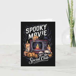 Film Social Club  TV Halloween Horror Art Kaart