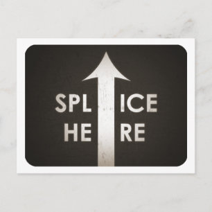 Film Splice here Briefkaart