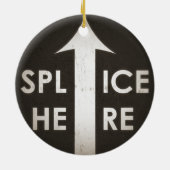 Film Splice hier Keramisch Ornament (Achterkant)