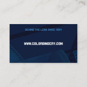 Film Spring Blue V.2 Visitekaartje (Achterkant)