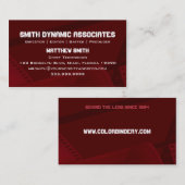 Film Spring Red V.2 Visitekaartje (Voorkant / Achterkant)