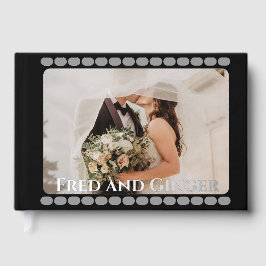 Film stijl folie bruiloft gastenboek