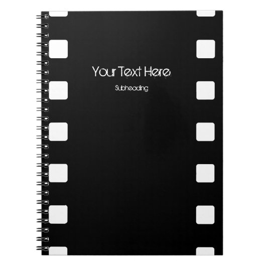 Film Strip Custom Notitieboek (Voorkant)