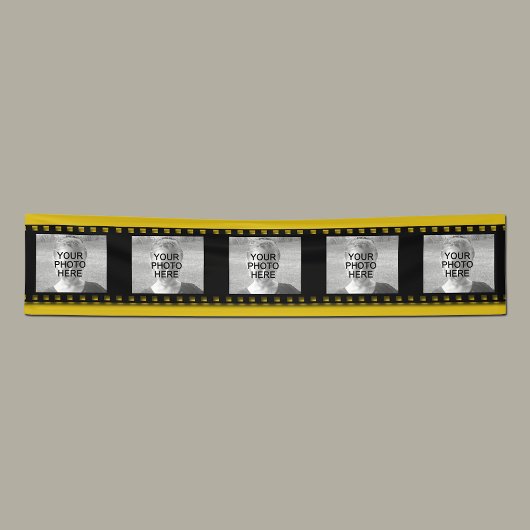 Film Strip Film Reel Fotocollage Spandoek