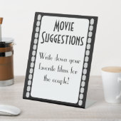 Film Strip Film Suggestie Gastboek Idee Sign Reclamebord Met Voetstuk (Insitu)