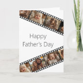 Film Strip Foto Vaderdag Kaart (Voorkant)