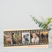  Film Strip Fotocollage Vakantie Kaart (Staand voorkant)