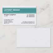 Film Strip Header - Ocean Green en White Visitekaartje (Voorkant / Achterkant)