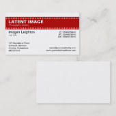 Film Strip Header - Ruby en White Visitekaartje (Voorkant / Achterkant)