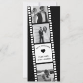 Film Strip Photo Booth Bladwijzer Sla de datum op Kaart (Voorkant)