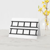 "film strip" photo collage kaart (Gele Bloem)