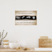 Film strip with quote poster (Keuken)