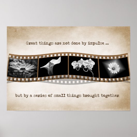 Film strip with quote poster (Voorkant)