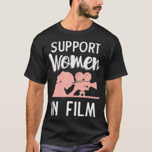 film student geschenken - Steun vrouwen in de film T-shirt