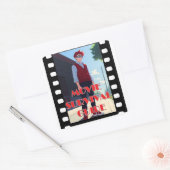 Film Survival Guide Mascotte Vierkante Sticker (Envelop)