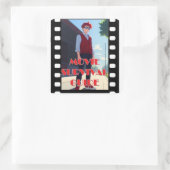 Film Survival Guide Mascotte Vierkante Sticker (Tas)