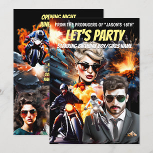 Film thema schurken helden actie avontuur kaart