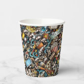  Film thema verjaardagsfeestje Papieren Bekers (Links)