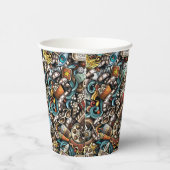  Film thema verjaardagsfeestje Papieren Bekers (Rechts)