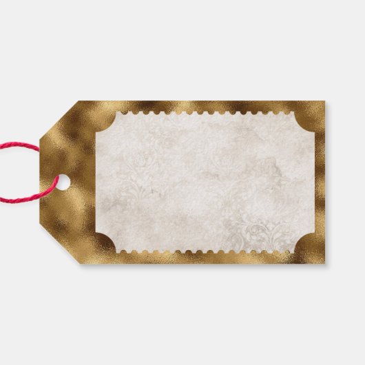 Film Ticket Bruids Datum Nacht Ideeën Cadeaulabel (Achterkant Horizontaal)