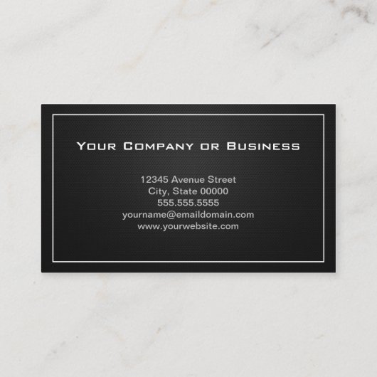 Film TV Audio Sound Designer Director Visitekaartje (Achterkant)