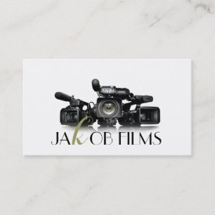 Film Videocamera Filmregisseur Trouwfilmen Visitekaartje