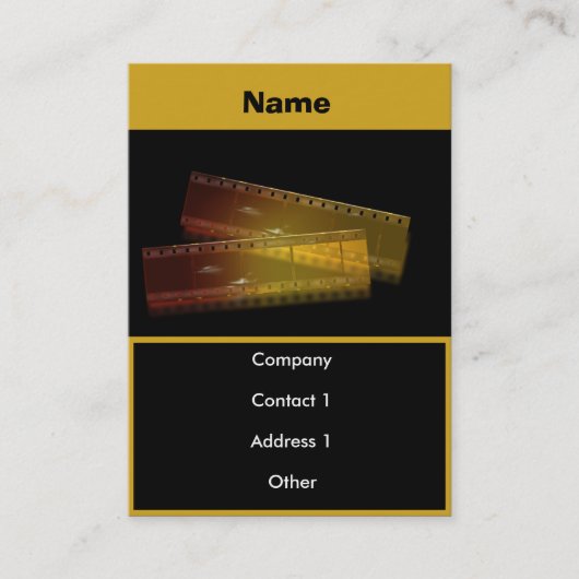 film-Visitekaartje Visitekaartje (Voorkant)