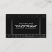 Filmachtergrond | Fotograaf maakt foto Visitekaartje (Achterkant)