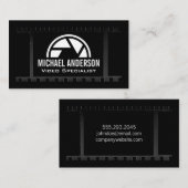 Filmachtergrond | Logo camerakop Visitekaartje (Voorkant / Achterkant)