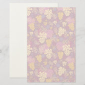 Filmachtergrond voor zoete druivenrassen briefpapier (Voorkant / Achterkant)