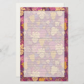 Filmachtergrond voor zoete druivenrassen briefpapier (Voorkant / Achterkant)