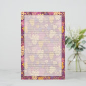 Filmachtergrond voor zoete druivenrassen briefpapier (Staand voorkant)