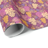 Filmachtergrond voor zoete druivenrassen cadeaupapier (Rol Hoek)