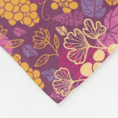 Filmachtergrond voor zoete druivenrassen fleece deken (Hoek)