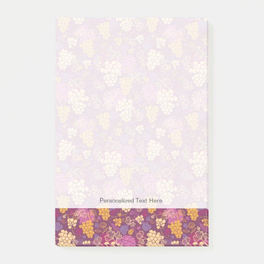 Filmachtergrond voor zoete druivenrassen post-it® notes (Voorkant)