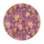 Filmachtergrond voor zoete druivenrassen snijplank (Voorkant)