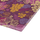 Filmachtergrond voor zoete druivenrassen snijplank (Hoek)