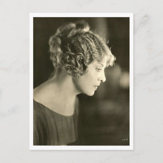 Filmactrice Gertrude Astor 1923 Briefkaart (Voorkant)