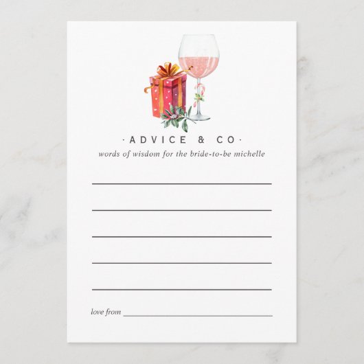 Filmadvies met Vrijgezellenfeest voor Kerstmis Advieskaart (Voorkant)