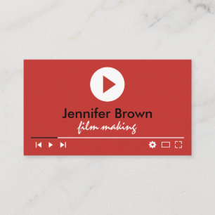 Filmaeditor Uoutuber Video Director Productie Visitekaartje
