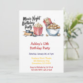 Filmavond en het verjaardagsfeestje van Popcorn Ki Kaart (Staand voorkant)