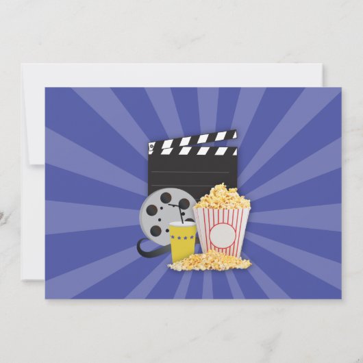 Filmavond Film Cinema Verjaardagsfeest Uitzicht Ui Kaart (Achterkant)