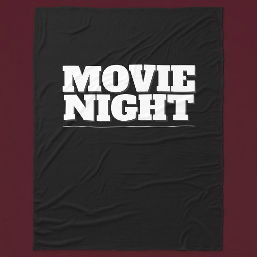 Filmavond Fleece Deken