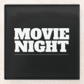Filmavond Glazen Onderzetter (Voorkant)