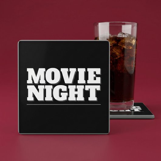 Filmavond Glazen Onderzetter